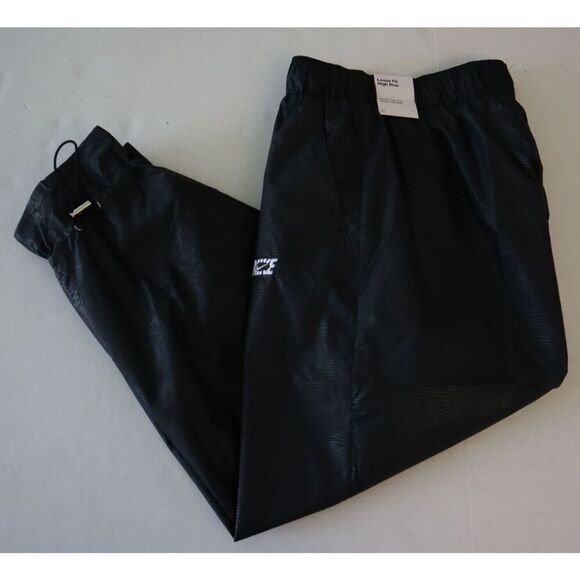 Nike DQ7038-010 Women Sz S Black Icon Clash Loose Fit Water Repellent Pants - Picture 12 of 13